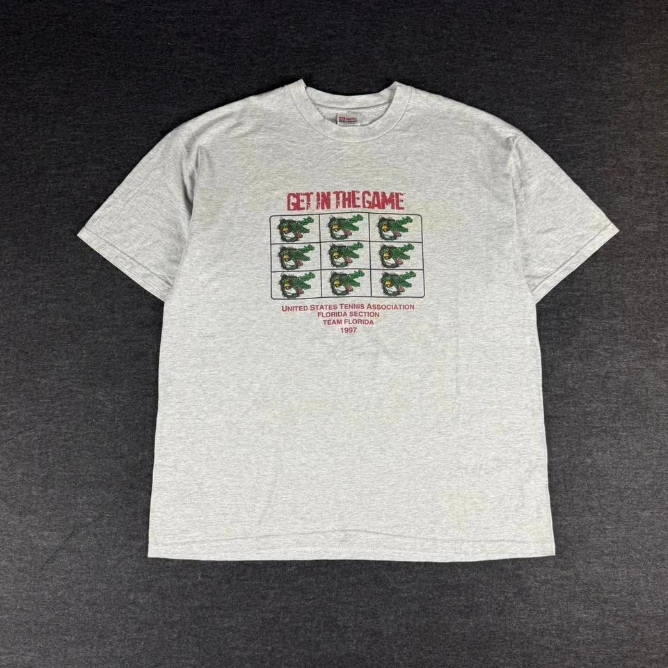 

1997 Florida Gators Теннис Колледж Серая Футболка Размер XL S
