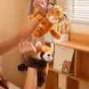 Forest Animal Slap Snap Wrap Koala Tiger Plush Hand Ring  Children Game Props