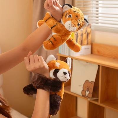 Orman Hayvanı Hayvan Tokatlama Bilekliği Koala Kaplan Bilezik Sarılma Tokat Çıt Çıt Sarma Peluş Oyuncaklar Tavşan Leopar Peluş El Halkası
