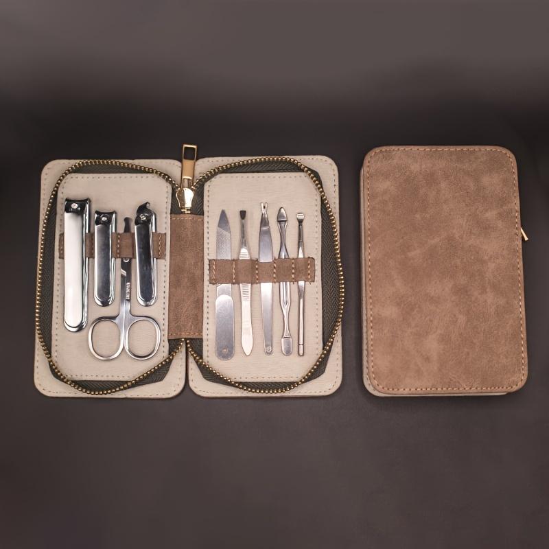 High Quality Manicure Set Pedicure Sets Nail Clipper Stainless Steel Nail Cutter Tools Nail Scissors File Eyebrow and Eyelash Trimmer Kit