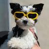 Adjustable Pet Goggles UV Protection Dog Motorcycle Glasses Portable Pet Headwear  Cat Dog