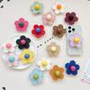 Solid Color Round Bead Flower Phone Airbag Holder Magnetic Suction Adhesive Stable Cross-border Wholesale Ring Grip Internet Famous Gift