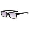 New Trendy Bifocal Reading Glasses Vintage Square Multifunctional Near Far Sight Diopter Eyewear Unisex Sun Shade Eyeglasses