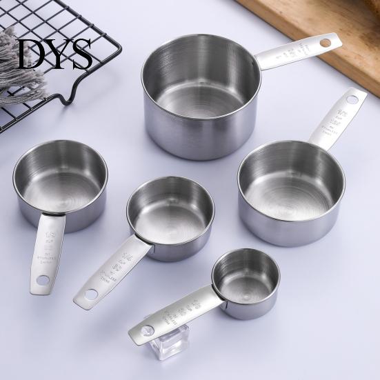 Rust-free Measuring Utensils 12Pcs Cups Spoons Set 5 Stainless Steel Nesting Kitchen Organization Essentials 6 1 Stick Baking Cooking Gadgets