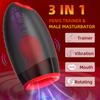 Male Masturbator Cup Wriggling Penis Exerciser Sucking Vibration Rotating Penis Massager Adult Product Blowjob Sex Toys for Men