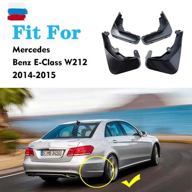 Para-lamas PARA Mercedes Benz Classe E W212 Para-lamas respingos Protetor de para-lama Pára-lamas Acessórios para carros Estilo automotivo Dianteiro Traseiro
