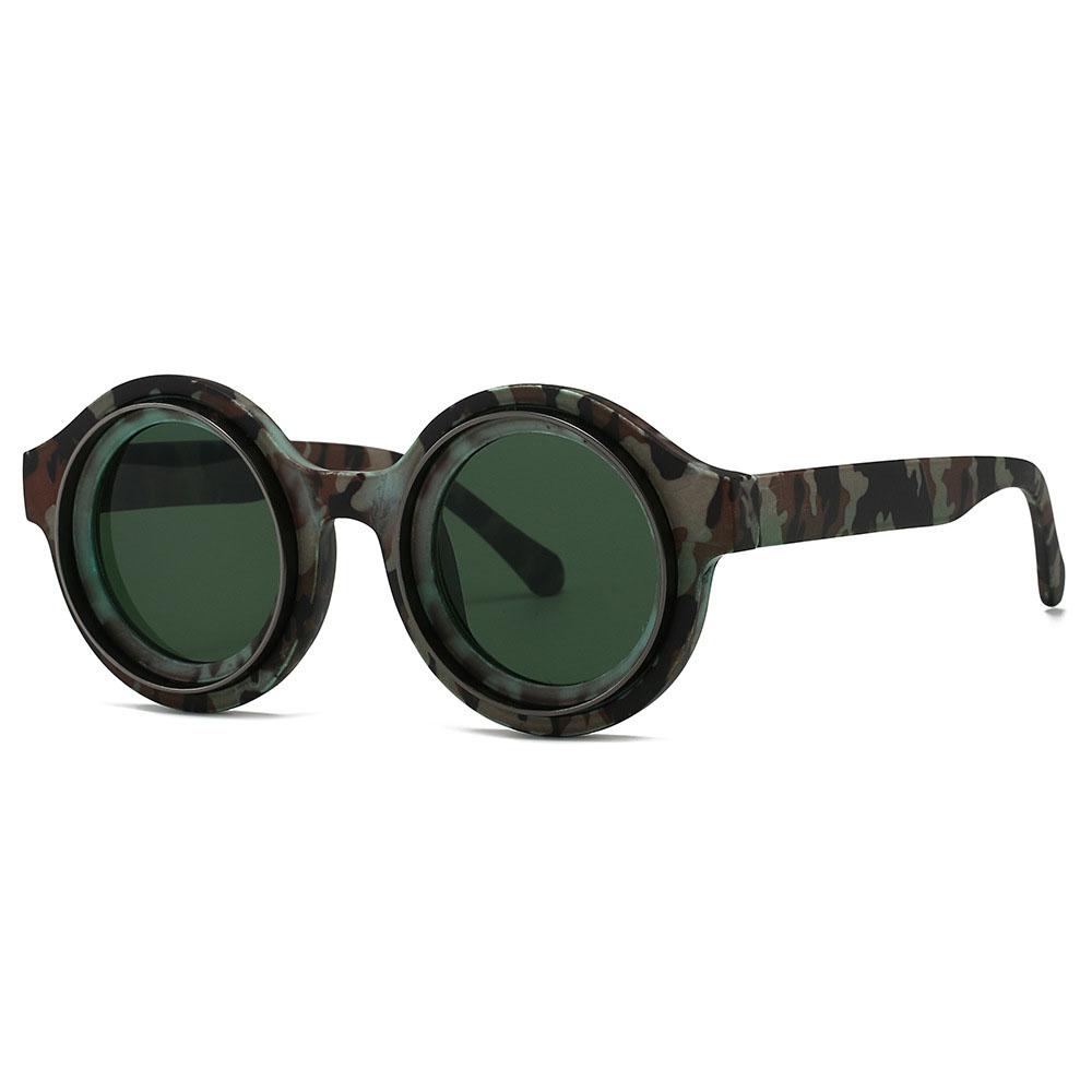 Fashion Vintage Round Sunglasses Women For Men Sun Glasses Punk Shades Luxury Brand Designer Classic Steampunk Shades Uv400