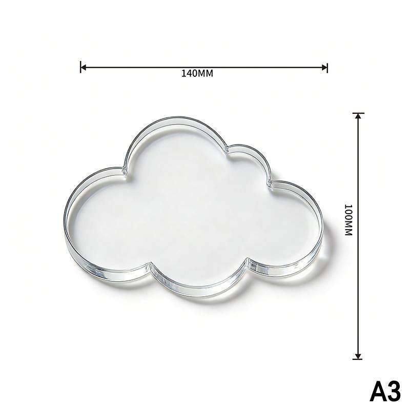 Clear Acrylic Coasters with Groove Design 6 Pack Non-Spill Cup Mats for Home Coffee Table Bar Counter Decor