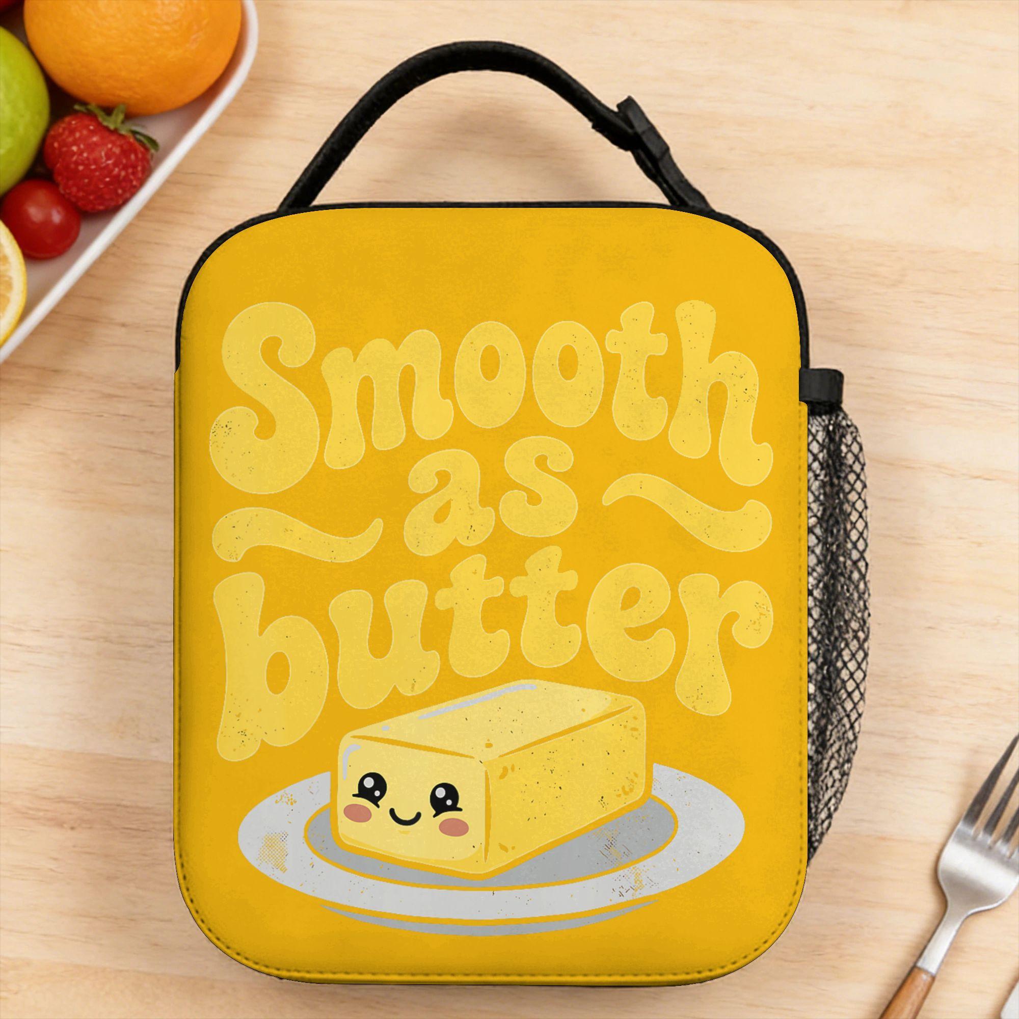 Smooth Like Butter Lunch Bag Picnic Portable Lunch Box For Child Waterproof Custom Cooler Bag One Size