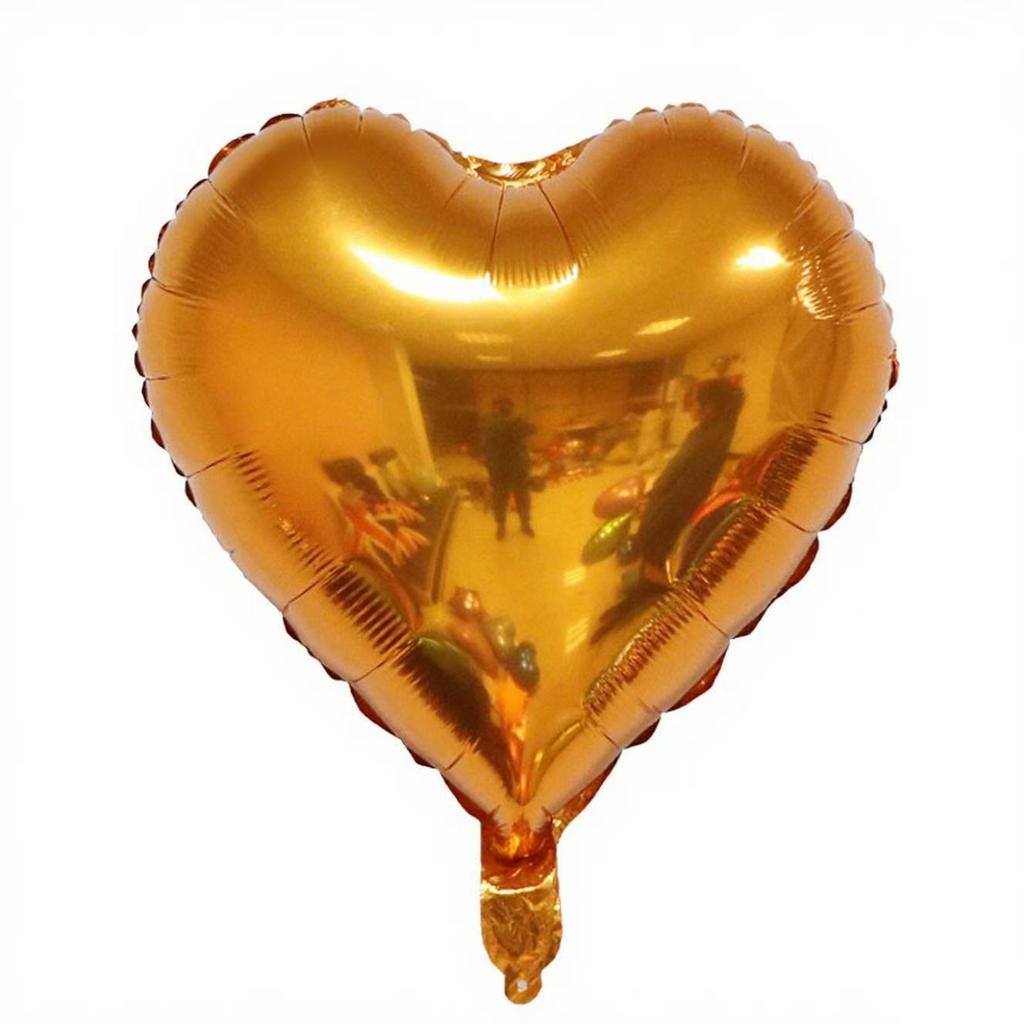 Radiant Love 18-Inch LED Heart-Shaped Latex Balloons Multi-Color Options Wedding Decor Valentine's Day Made in China