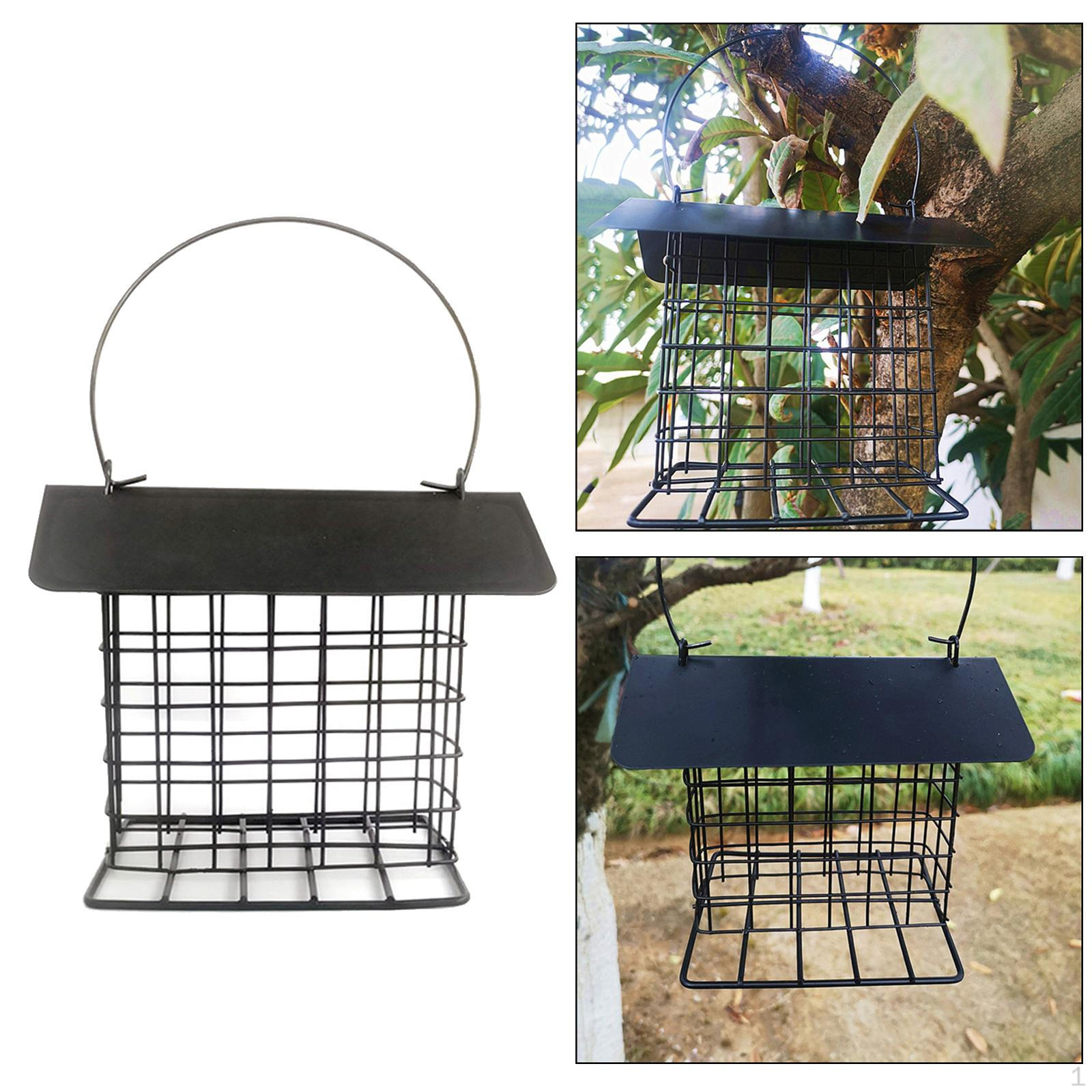 

Metal Tree Hanging Bird Feeder Outside Sparrow Finch Birdhouse