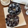 Korean-Style Four-Layer Stitched Plaid Scrunchie For Women Versatile Hair Tie And Hair Accessory