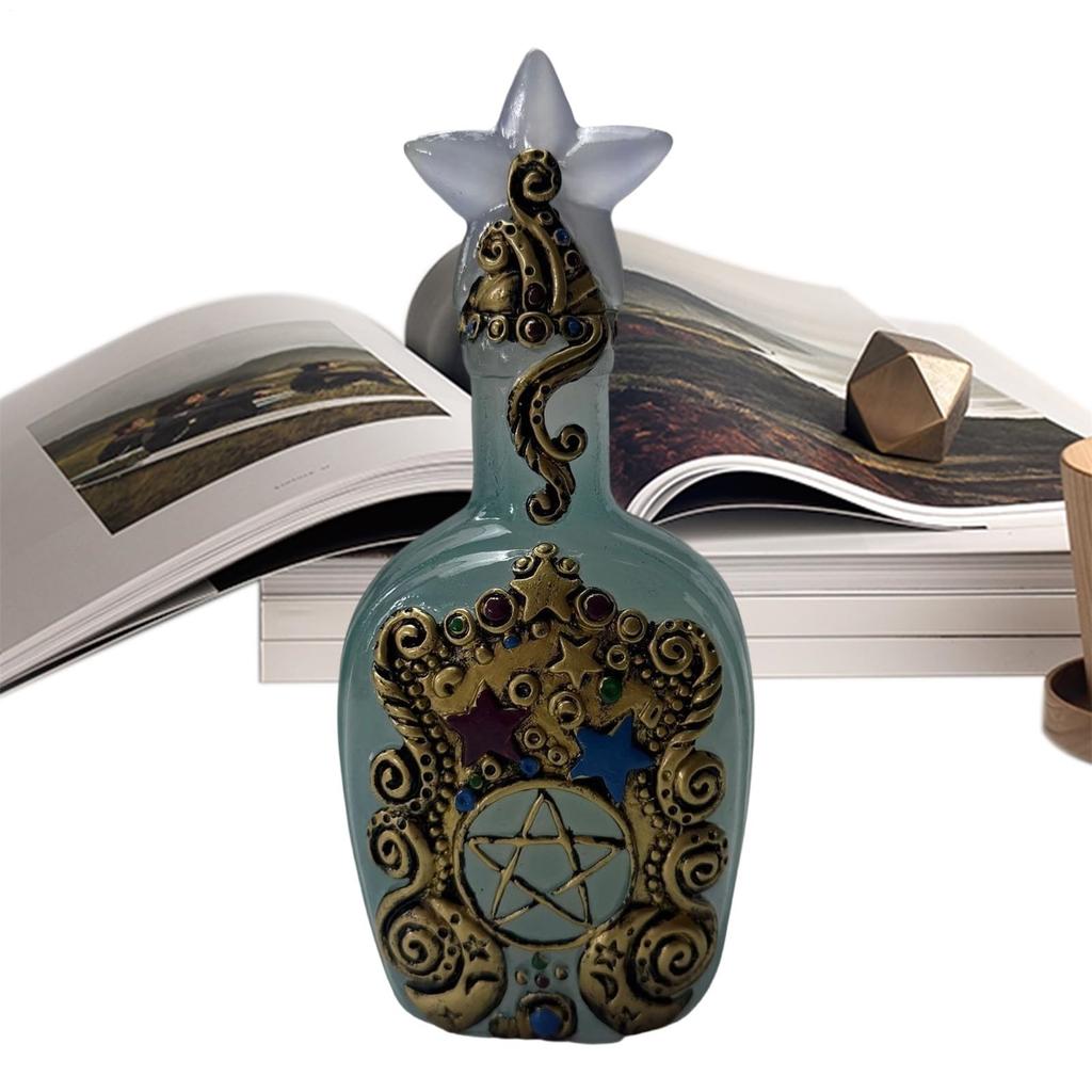 Decorative Bottles For Home Decor - Retro Decorative Bottle - Resin Vase Centerpieces For Bedroom Living Room Dining Table Bookshelf Birthday Holiday