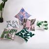 Ins Small Fresh Plant Car Sofa Pillow Cushion Cover Office Printed Lumbar Cushion Home Supplies