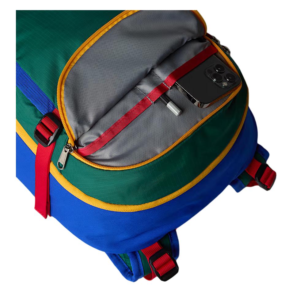 The North Face Becken 15L Wanderen Reisen Outdoor Tasche Recyceltes Nylon Grün Und Blau Unisex Taschen NF0A87SJ-BIC