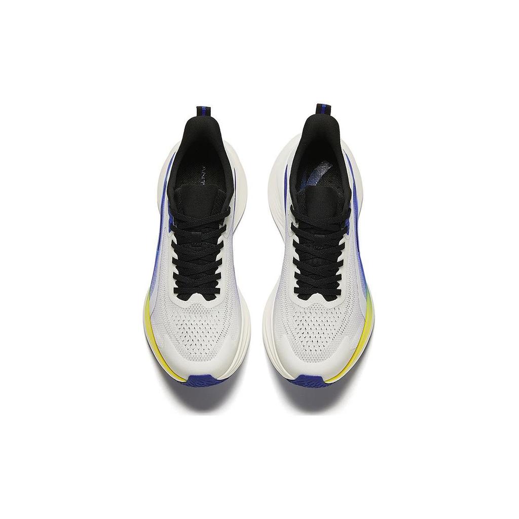 Anta Wind Control Mesh Comfortable Commuting Shock Absorbing Lightweight Breathable Low Top Running Shoes Men sneaker White Blue Black 912425506-2