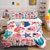 Ocean Theme Decorative Set Soft Comfortable Duvet Cover Bedding Set Included 1*Duvet Cover & 2*Pillowcases, Gift