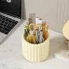 Storage Box Rotation Design Organizer with Compartmentalized Ordered Storage Holder for Office Dormitory Bathroom
