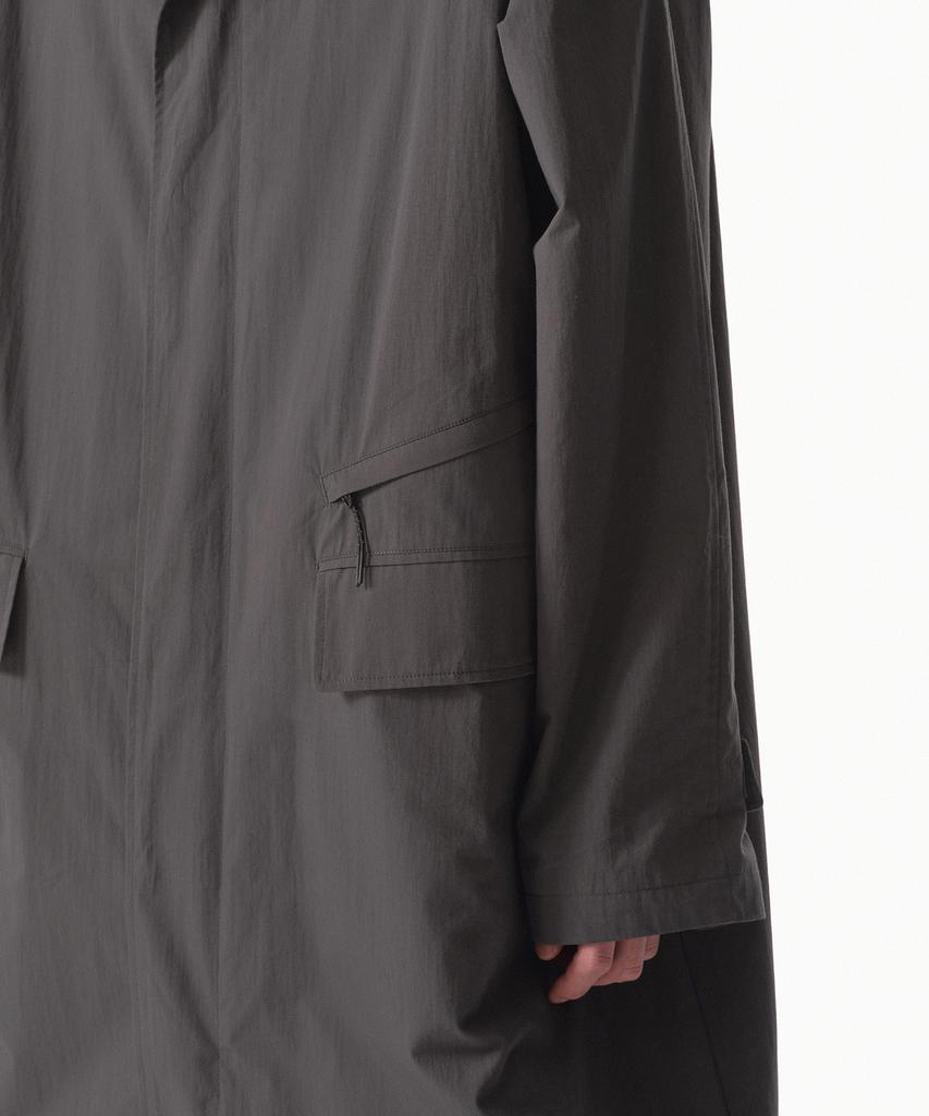 Musinsa Standard [City Leisure] Cn Oversized Balmacaan Trench Coat [Grey]