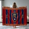 Real Salt Lake Print Flannel Blanket High Quality Warm Comfortable Cover for All Seasons Perfect for Gifts Home Decor