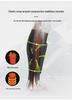 Men's Honeycomb Calf Guard Socks with Anti-Collision Shin Protection for Football and Basketball.
