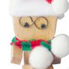 Shaking Feet Wooden Doll Ornament Auto Accessories for Home Decor