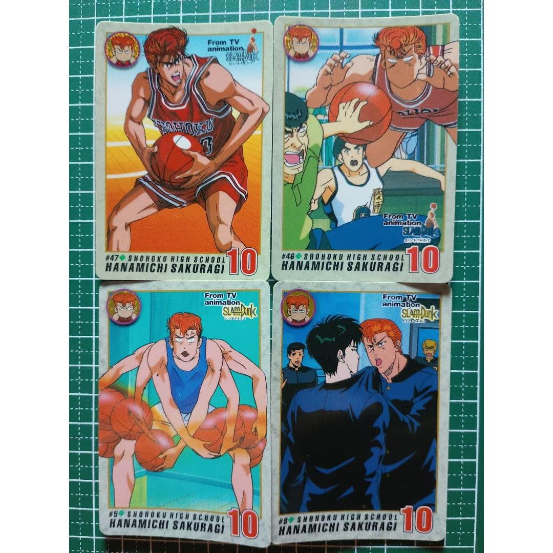 Used Bandai SLAMDUNK Slam Dunk normal card set of 12