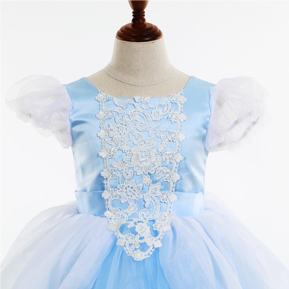 Cinderella Princess Dress - Girls' Summer Halloween Costume