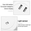 LED Night Light Dual USB Charging Plug Sensing Socket EU/US Eye Protection For Home Bed Interior Bedroom Decoration Night Llight