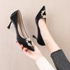High Heel Women's Shoes Pearl Rhinestone Pointed Toe Ladies Pumps On Sale Korean Style Chic Point 2025 Trend Wedding Bride Shoe