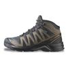 SALOMON X-Adventure Comfortable Versatile Non-Slip Wear-Resistant Waterproof Mid-Top Hiking Shoes Men Hiking Shoes Gray 478145