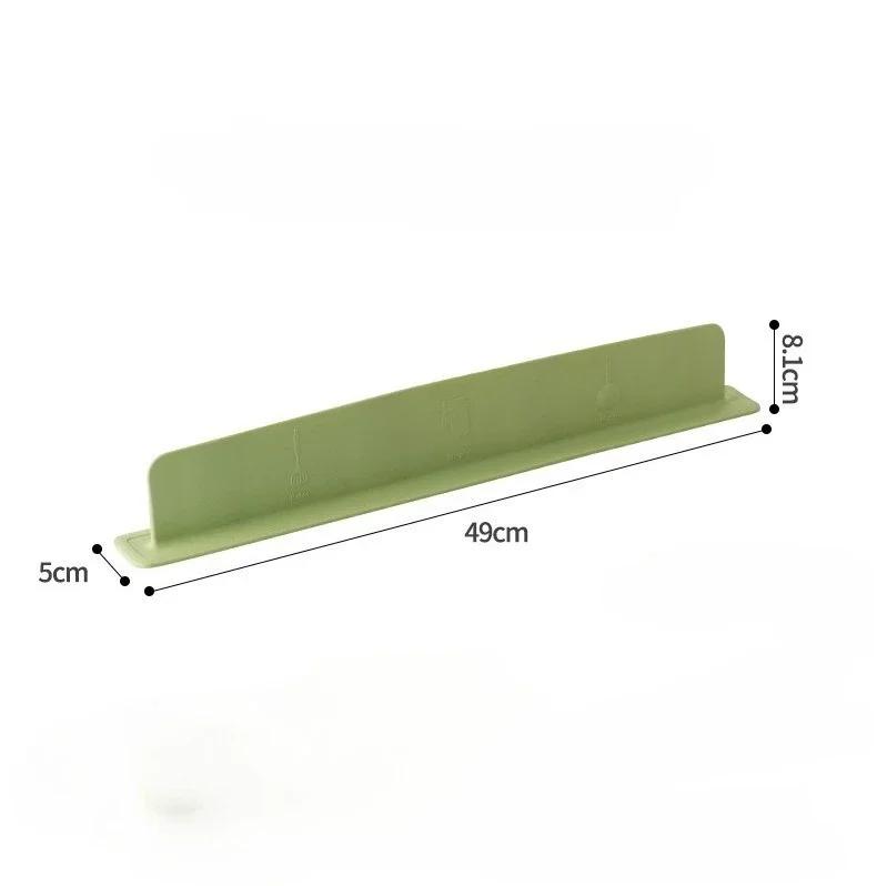 50cm Silicone Sink Baffle Splash Guard with Suction Cup Nordic Windshield Water Plate Kitchen Splash Proof Water Blocking Strip