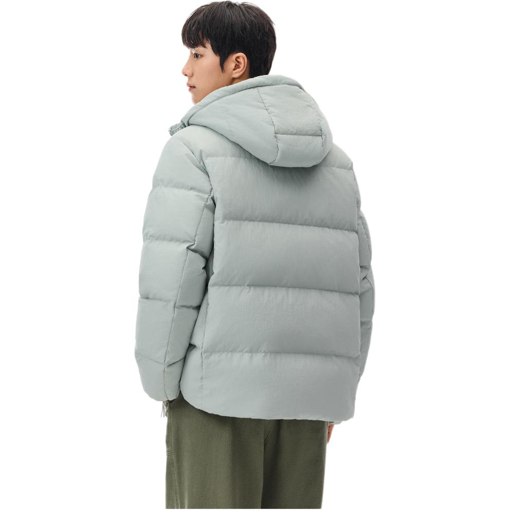 Anta Training Series Colorful Down Jacket Sports Retro Waterproof Men Jacket Forest-Mist-Green 152548919N-4
