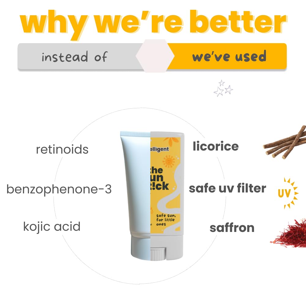 Stick Solare Tuco® Kids con SPF 50| UVA/UVB PA++++ | Ampio Spettro | Età 2-5, 5-10, 10-15 | 14 g-Confezione da 2 |