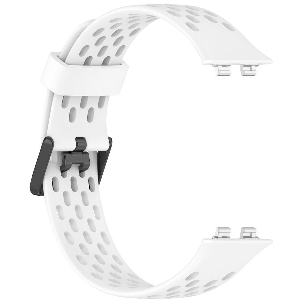 

Silicone Strap for Huawei Band 11 Pro, Soft TPU Waterproof Sport Wristband Replacement Bracelet Smart Watch Accessories for Huawei Band 11 huawei band 11Pro білий