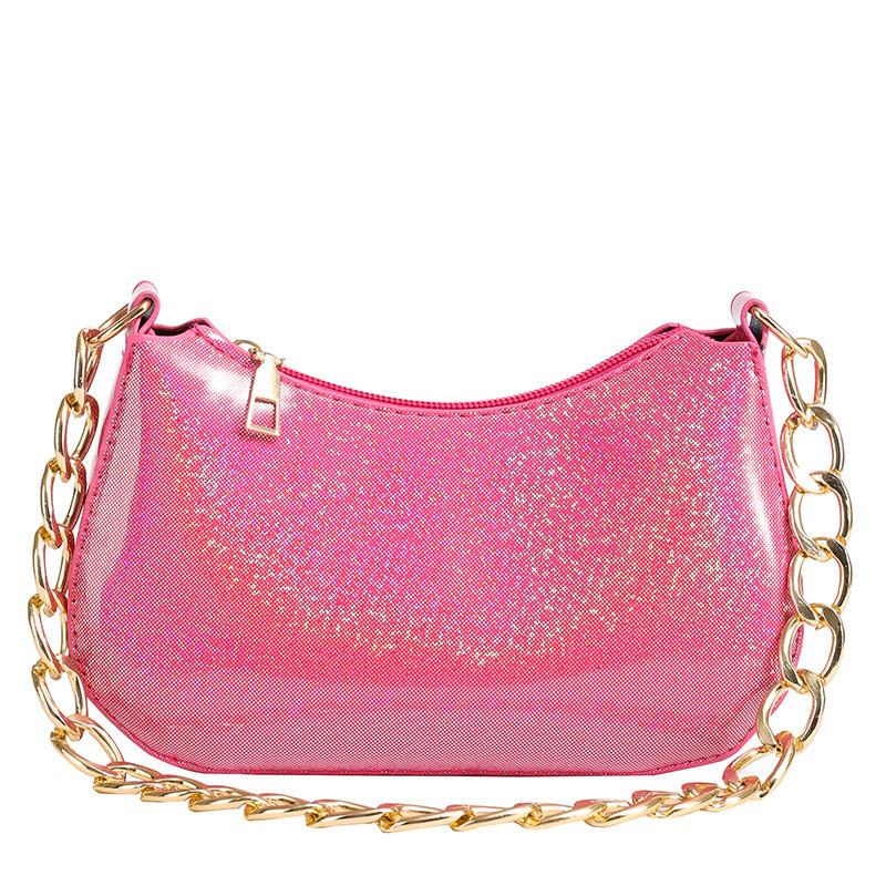 Stylish Underarm Bag 2023 Winter New Chic Casual Shoulder Bag In White Black Blue Purple Pink маджента