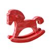 Horse Ornament Wooden Horse Ornament Vintage Hand-painted Wood Horse Figurine for Home Office Decor Miniature Statue for Room