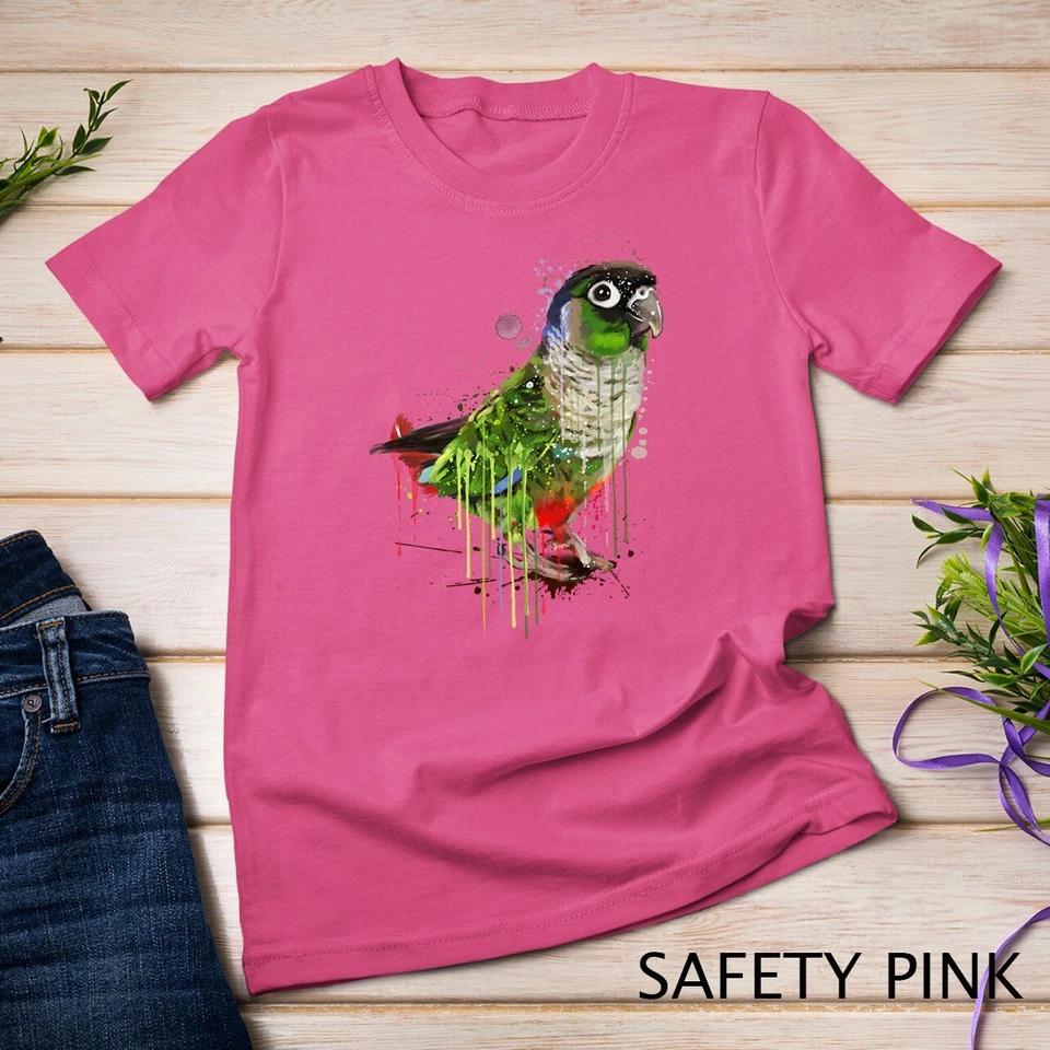 Green Cheek Conure Hoodie, Cute Conure Parrot Unisex T-shirt 7 4XL
