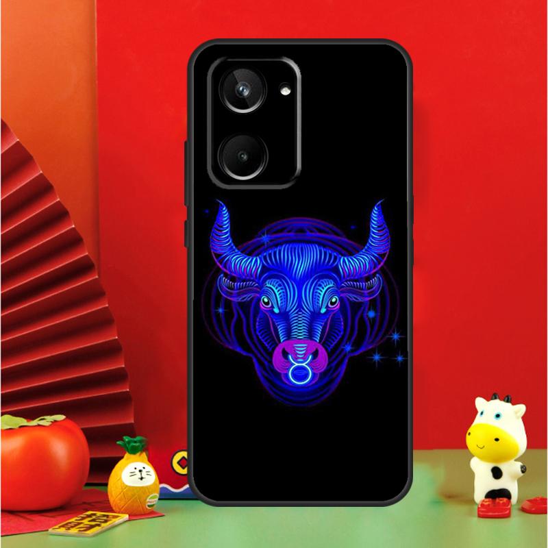 Neon Zodiac Signs For Realme 15 Pro GT7 GT6 10 11 12 13 14 Pro Plus C65 C67 C63 C61 C51 C53 C35 C75 C55 Case