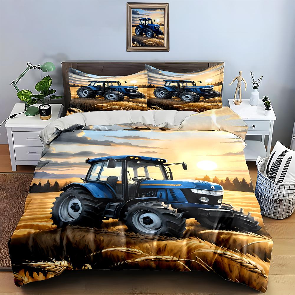 Golden Wheat Field Bedding Duvet Cover Sets Duvet Covers Pillowcases Gifts (1 * Duvet Cover 2 * Pillowcases, Without Duvet Insert)