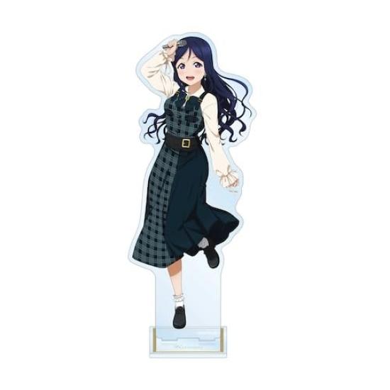 

Love Original illustration Kanan Matsuura check one piece costume Extra large acrylic stand Live! Sunshine!! ver.