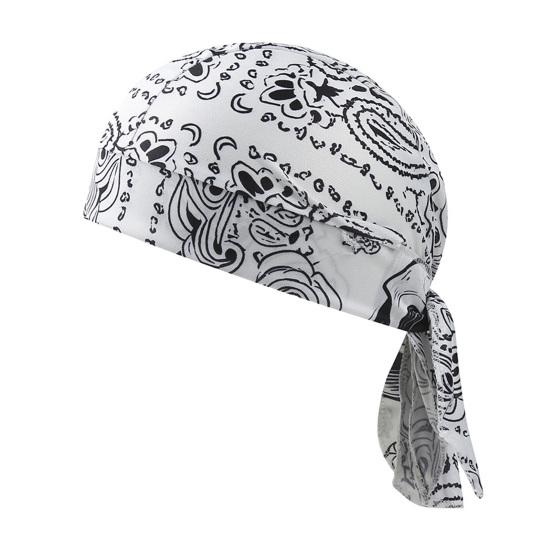 Paisley Cooling Headscarf Cap Set, Sweat Wicking Adjustable Straps Elastic Fit Breathable Hand Washable Headwrap