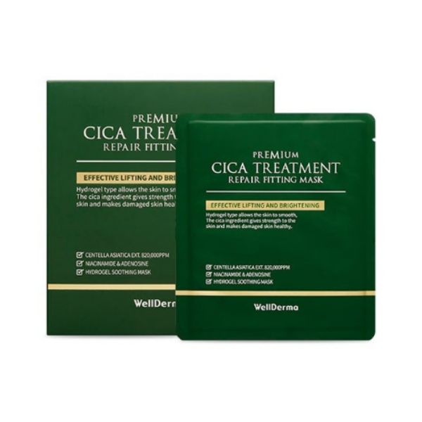 

Wellderma Premium Cica Treatment Repair Fitting Mask 25g × 7 Sheets