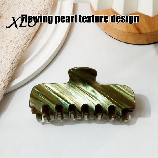 Versatile Styling Tools for Commuting Pearlescent Hair Claw Clip, Non-Slip Clip Women, Elegant Strong Clips Long Hold Accessories Styling, Decorative