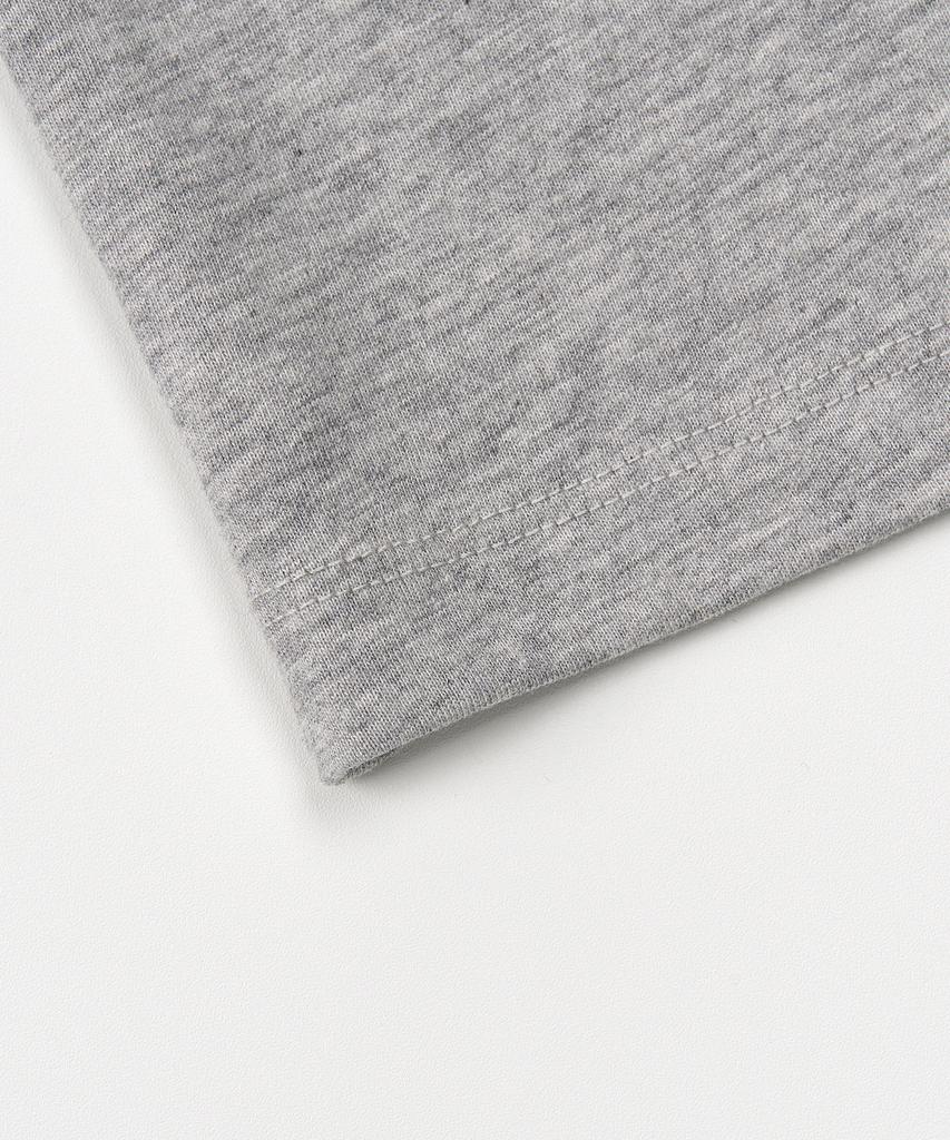 TOFFEE Basic Half Crop Top (Melange Grey)
