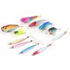 11Pcs Fishing Artificial Baits Colorful Plastic Lifelike Lures Swimbait Fishing Accessory