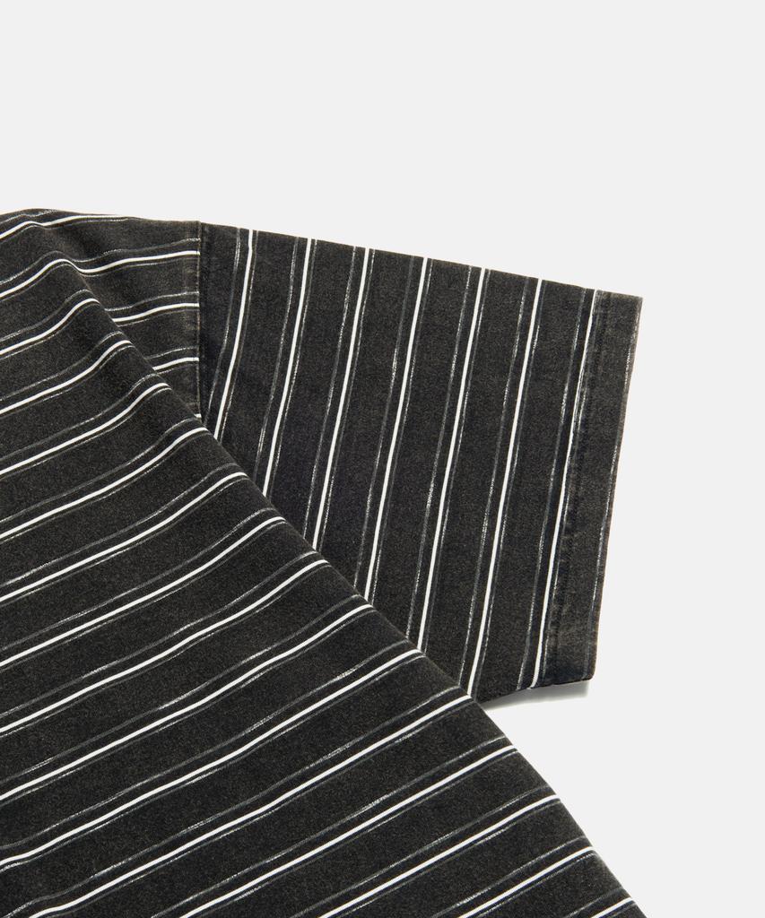 ESPIONAGE Vintage Washed Border Tee Black