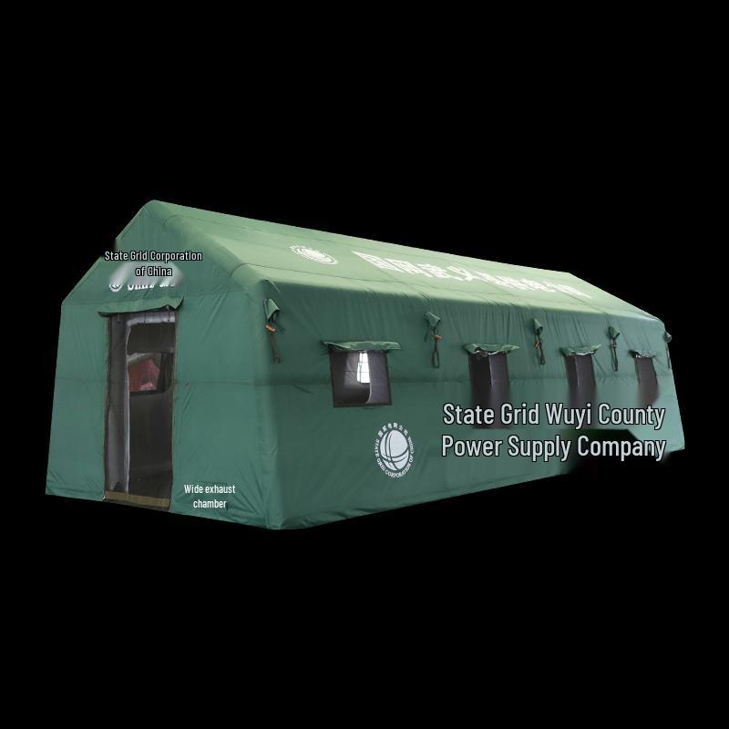 JINGGENG Large Outdoor Emergency Inflatable Tent