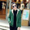Women Winter Jacket Hooded Fleece Solid Coat Spring Thin Outerwear Female Short Zipper Student