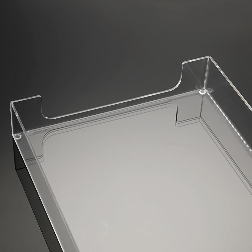 Sumnacon File Tray, Document Tray, Desk Tray, Letter Organizer, Clear Acrylic, Set of 1